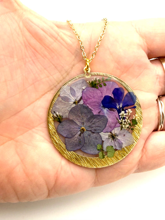 Hydrangeas,Lobelia, and Wild Flowers