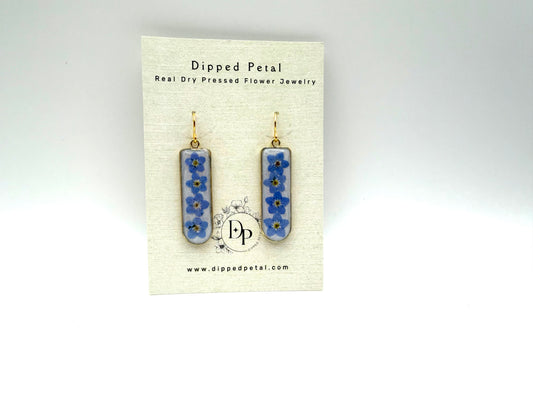 Opal Mica powder with Forget Me Not’s