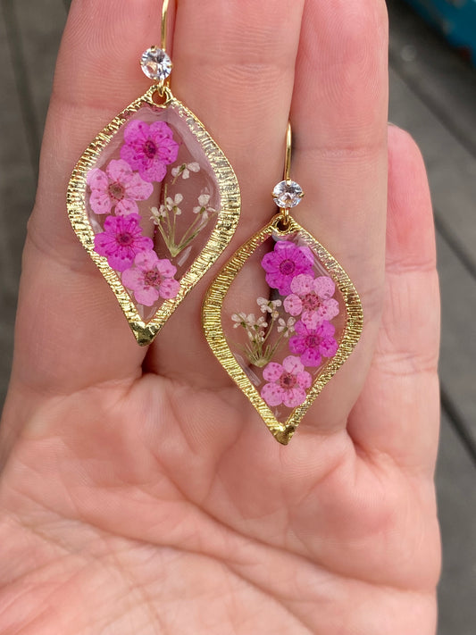 Plum Blossom Flower Earrings