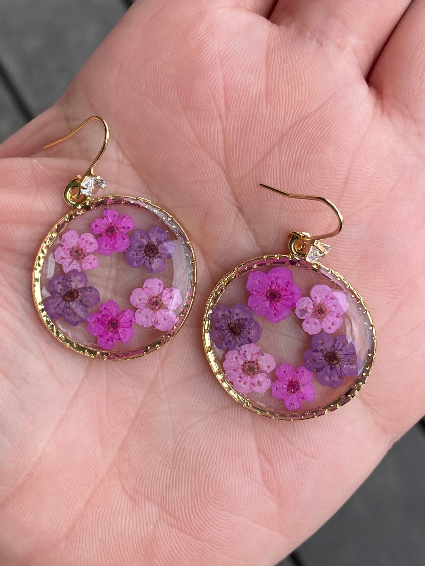 Plum Blossom Flower Earrings