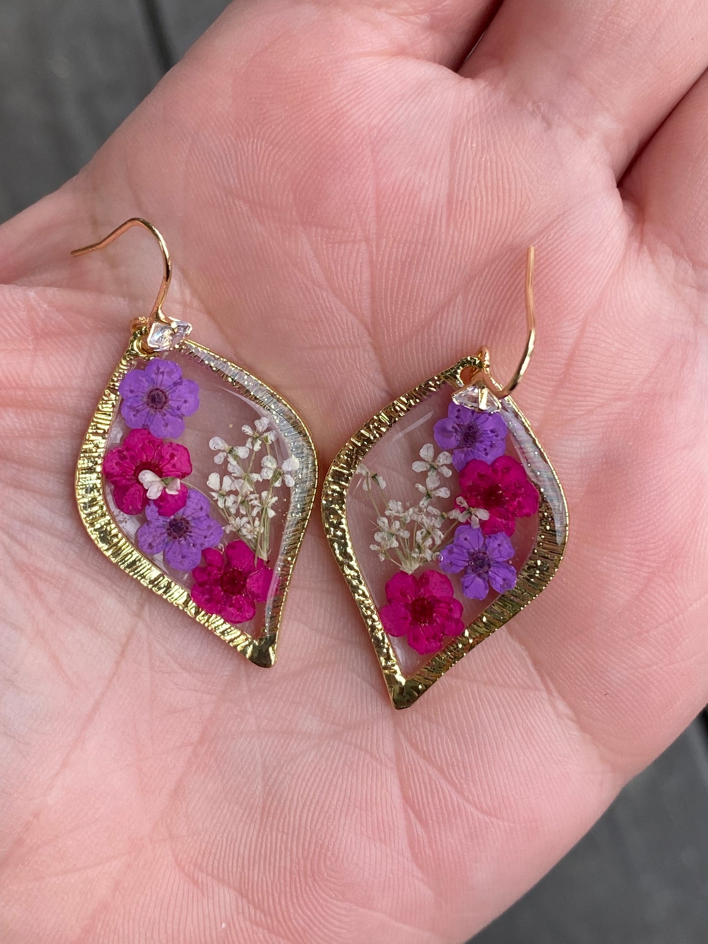 Plum Blossom Flower Earrings