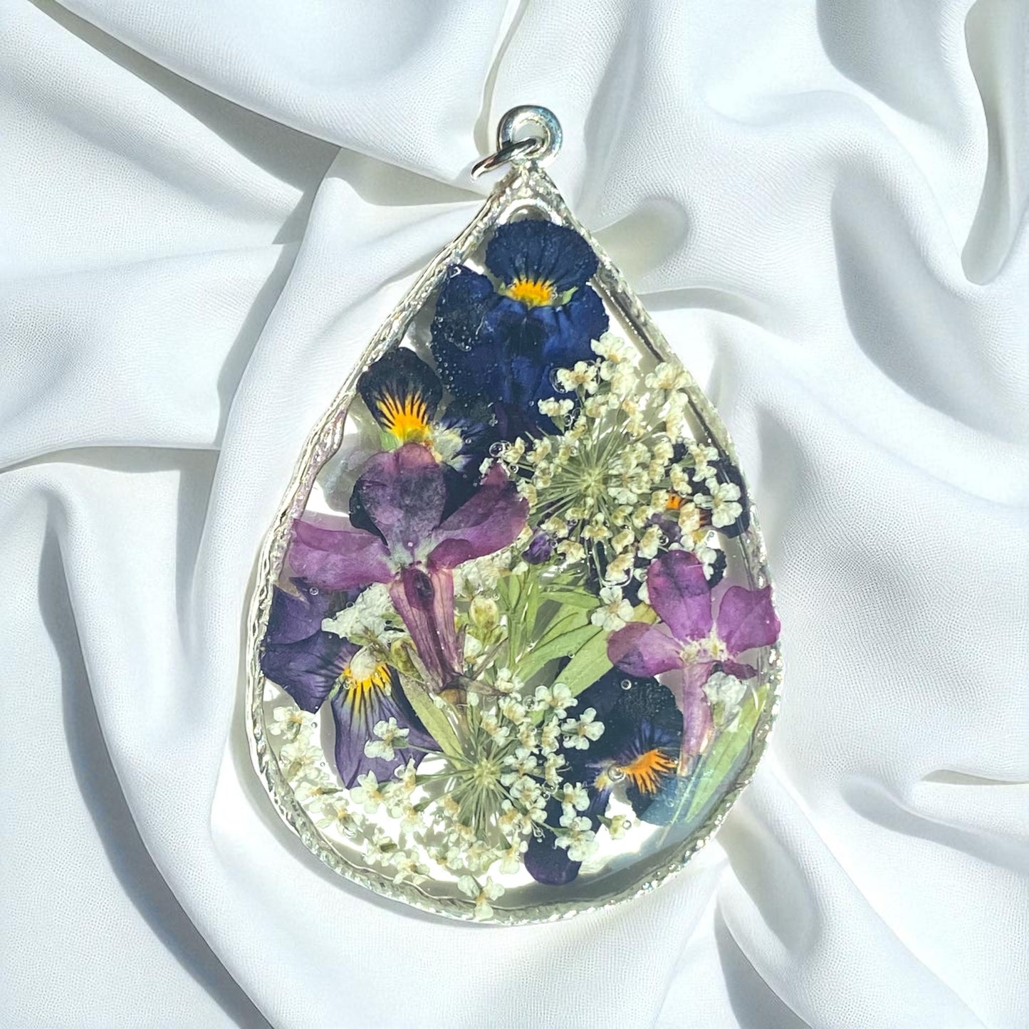 Pansies, Lobelia, and Queen Anne’s Lace