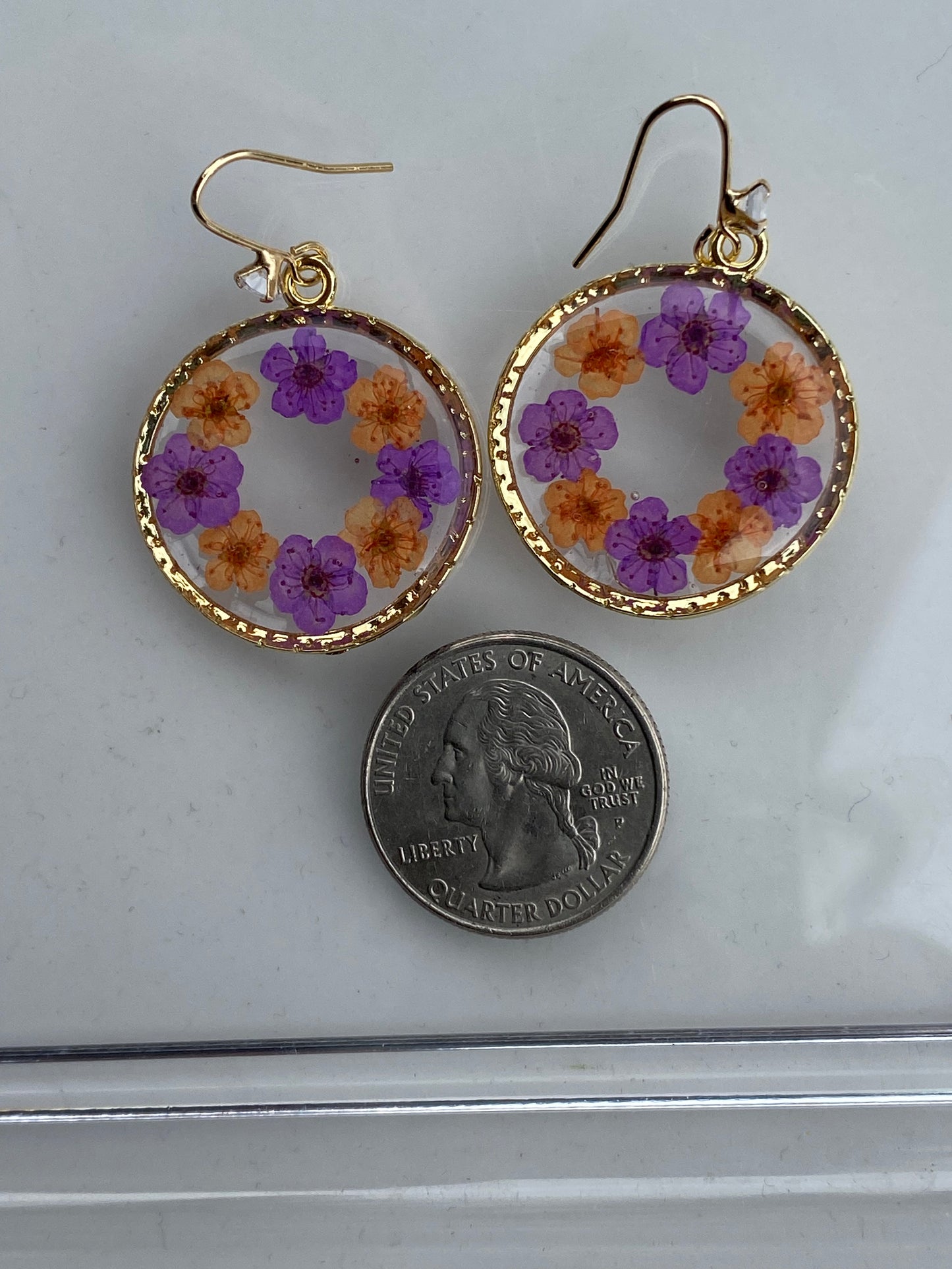 Plum Blossom Flower Earrings