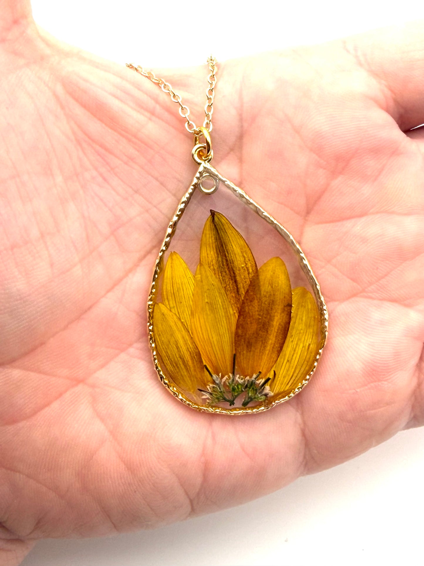 Sunflower Petals with Wild Flower