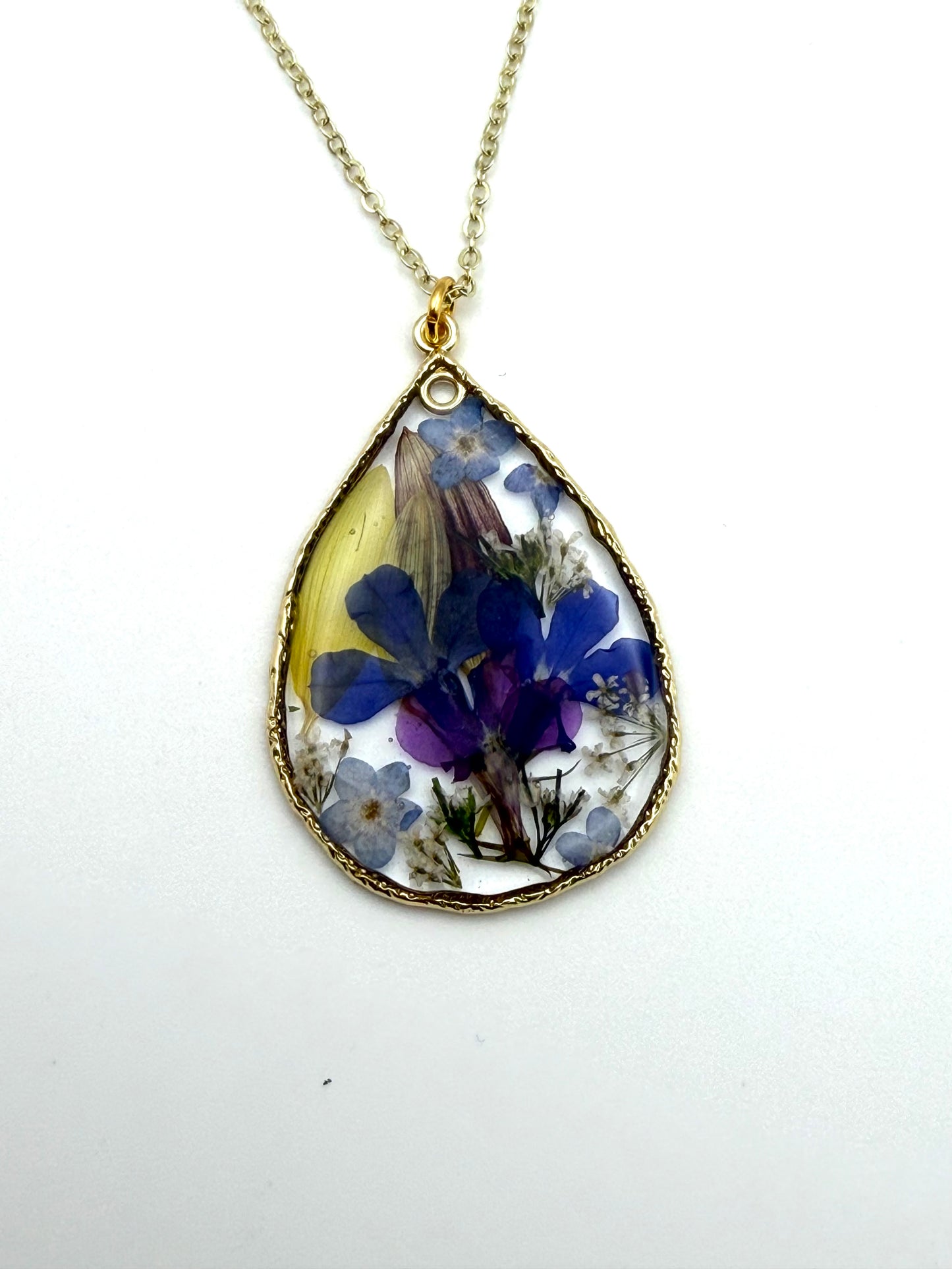 Sunflower Petals, Forget-Me-Nots, Lobelia, Forget-Me-Nots, and Wild Flowers