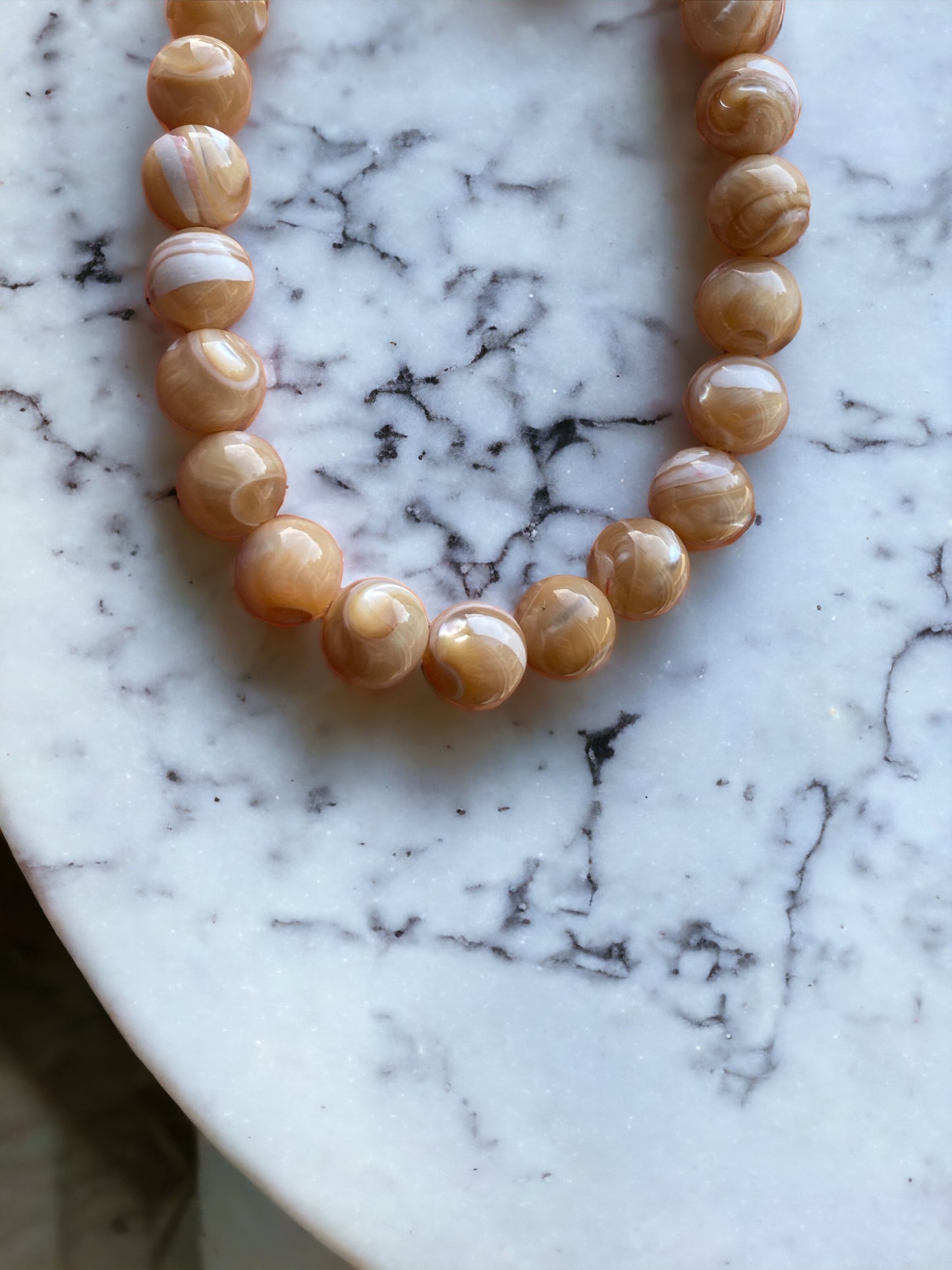 Mother of Pearl Conch Shell Healing Gemstone Bracelet