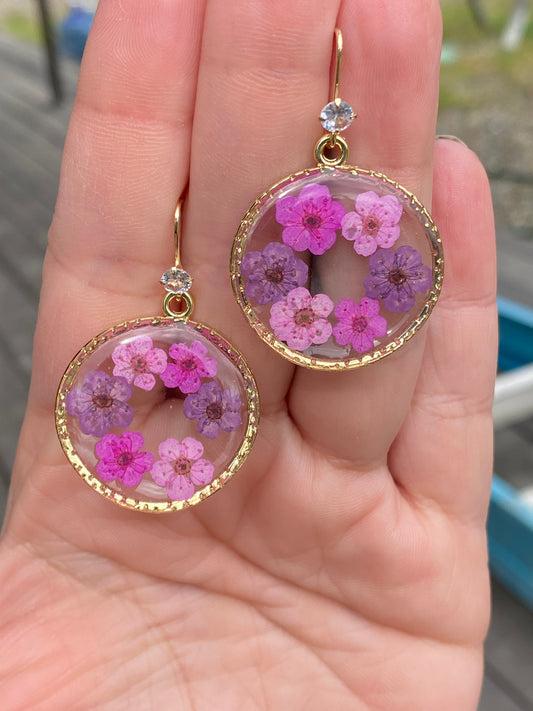 Plum Blossom Flower Earrings