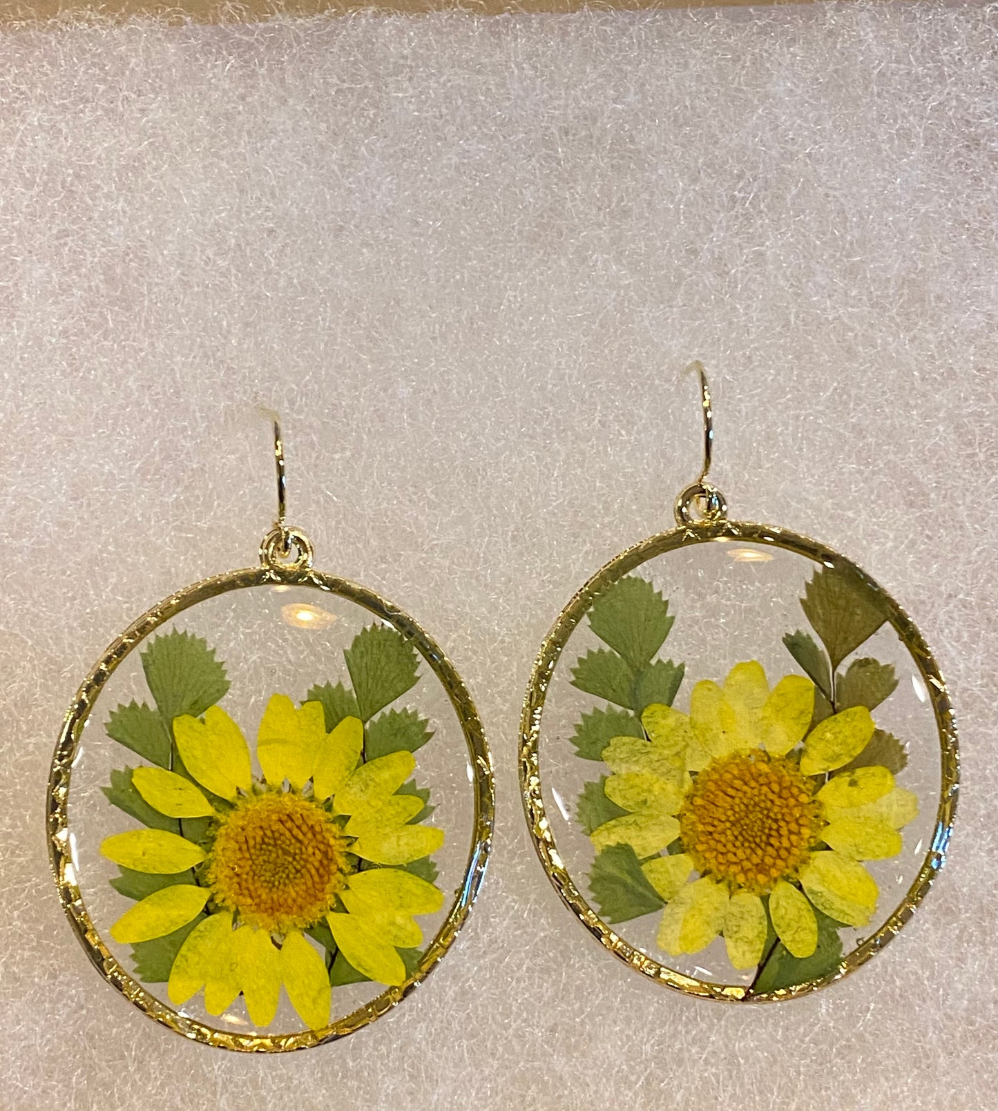 Yellow Daisy Earrings